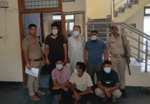 बाजार चौकी के सामने शांति भंग करने के आरोप में 6 लोग गिरफ्तार, ‘ऑपरेशन प्रहार’ के तहत कार्रवाई