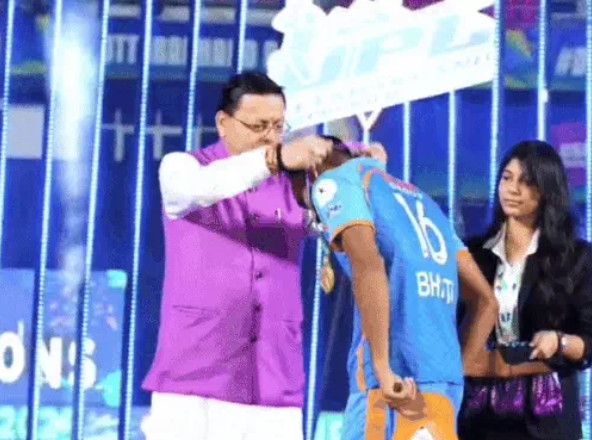 cm dhami uttarakhand premier league 2025 samapan