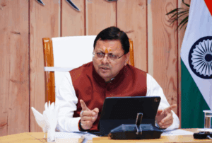 cm dhami vikas pariyojana dhanrashi swikrit samayhastakshar