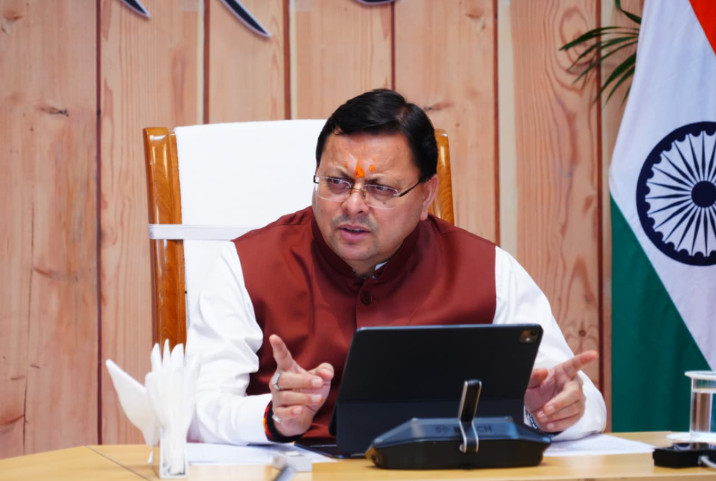 cm dhami vikas pariyojana dhanrashi swikrit samayhastakshar