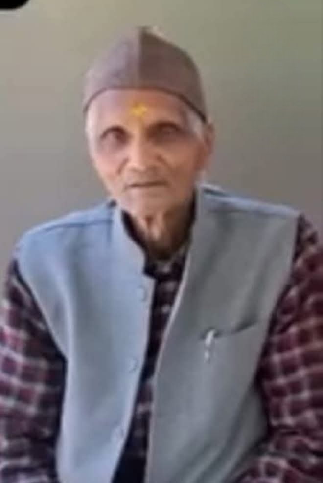 vidhya dutt tiwari gopeshwar samayhastakshar